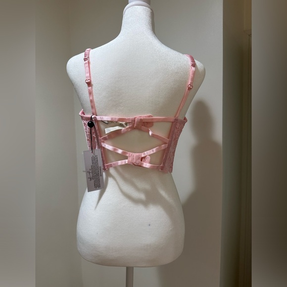 NWOT For Love and Lemons 🍋 Creamsicle Lace Underwire Bra 38C - Picture 3 of 7